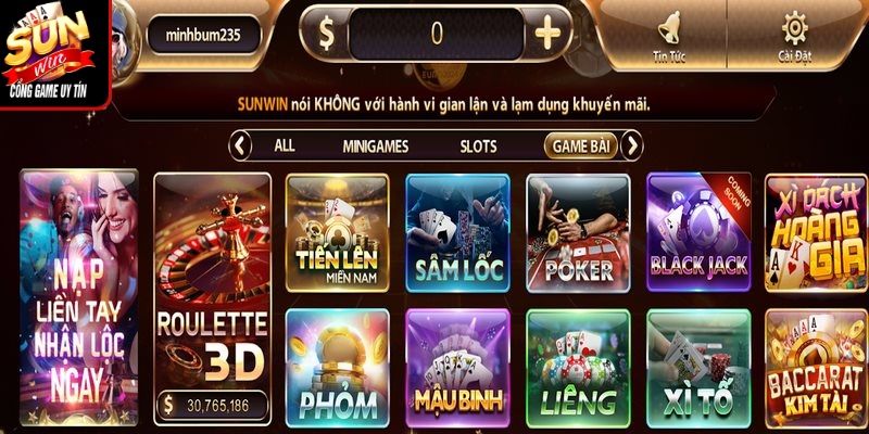 Game bài đổi thưởng Sunwin là điểm hẹn đỏ đen tuyệt vời